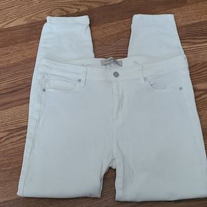 Liverpool Ankle Skinny White Jeans size 12/31